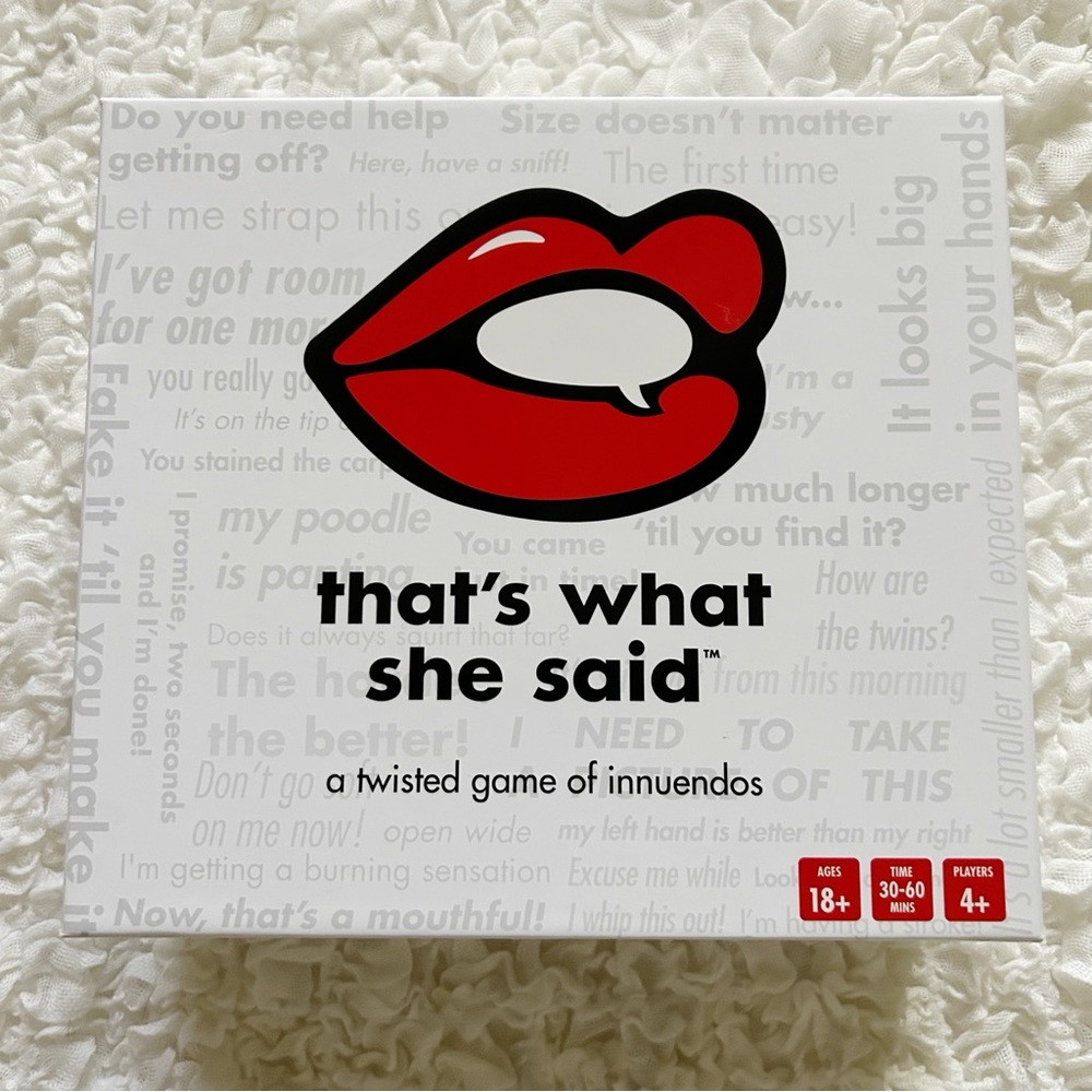 That’s What She Said Party Game